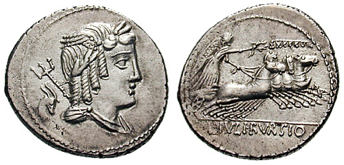 julia roman coin denarius